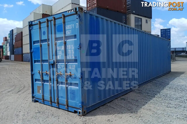 40' HIGH CUBE SHIPPING CONTAINER - photo 1 of 12
