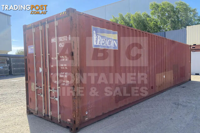 40' HIGH CUBE SHIPPING CONTAINER