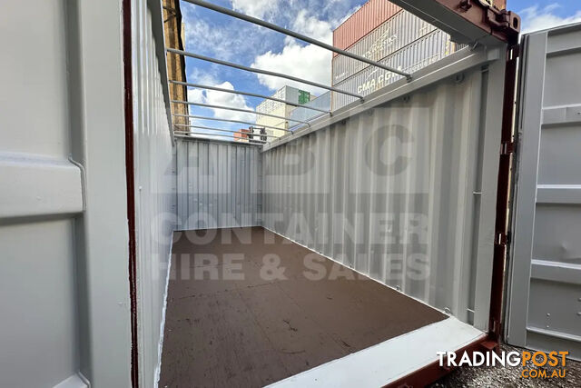 20' STANDARD HEIGHT OPEN TOP SHIPPING CONTAINER (TARP AND BOWS) - photo 3 of 4