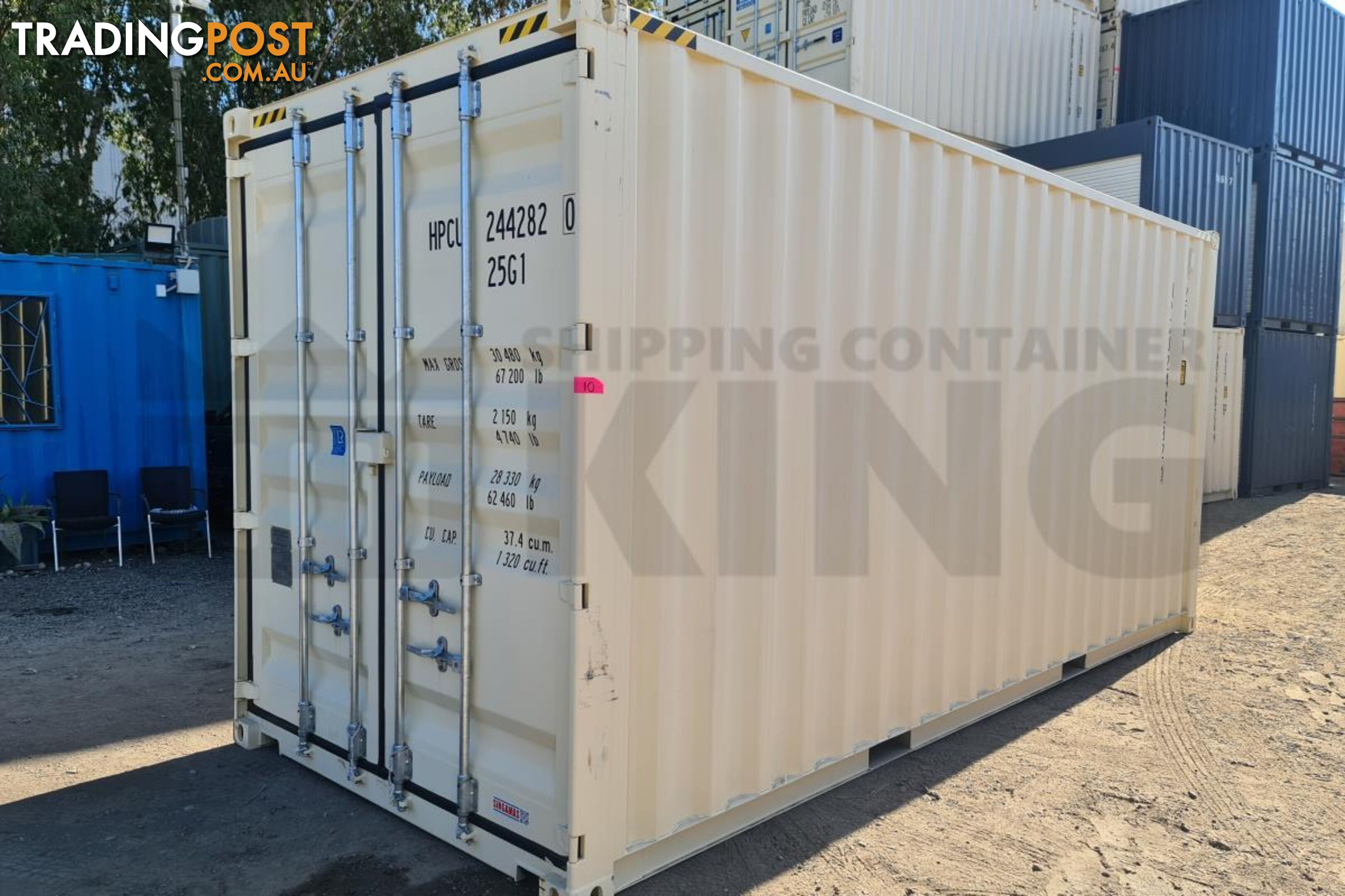 20' HIGH CUBE SHIPPING CONTAINER - in Townsville