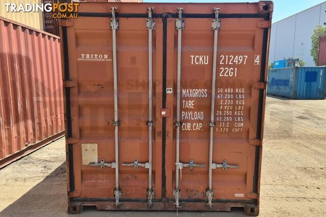 20' STANDARD HEIGHT SHIPPING CONTAINER - in Brisbane