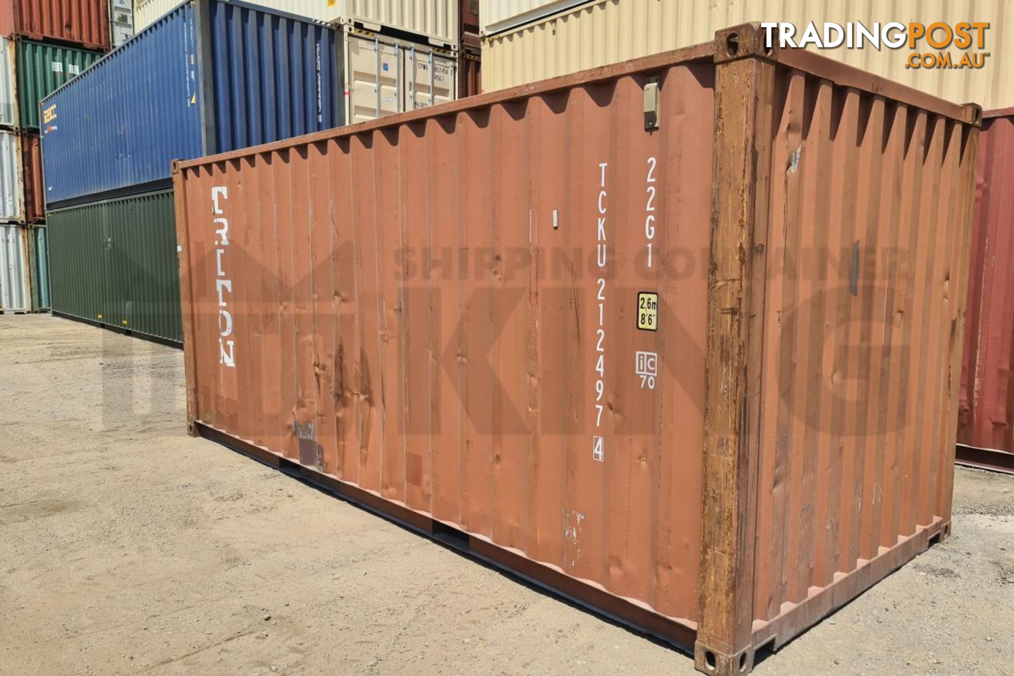 20' STANDARD HEIGHT SHIPPING CONTAINER - in Brisbane