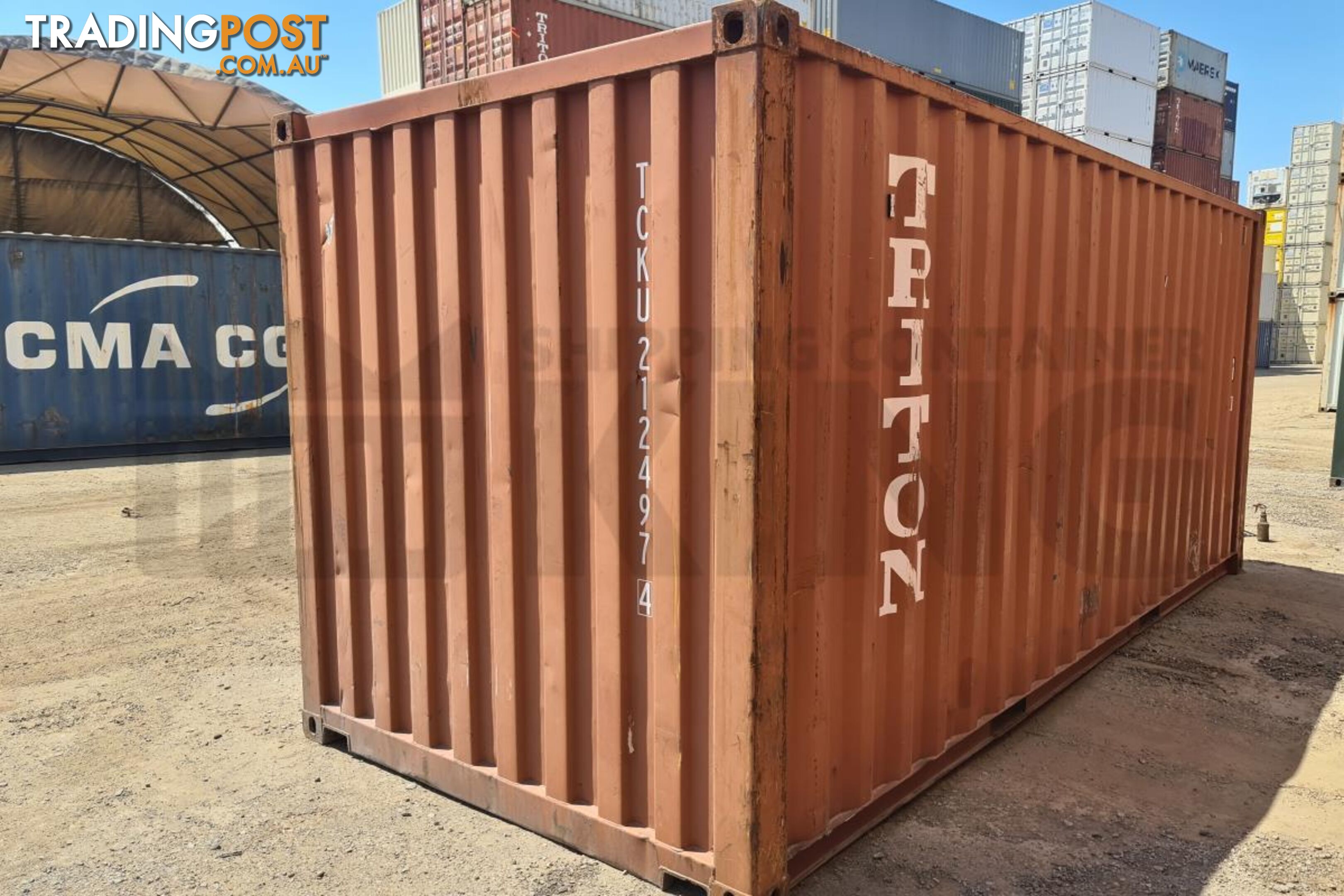 20' STANDARD HEIGHT SHIPPING CONTAINER - in Brisbane