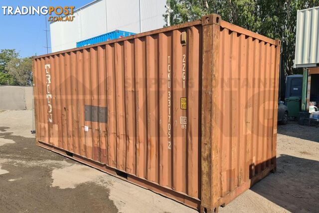 20' STANDARD HEIGHT SHIPPING CONTAINER - in Brisbane