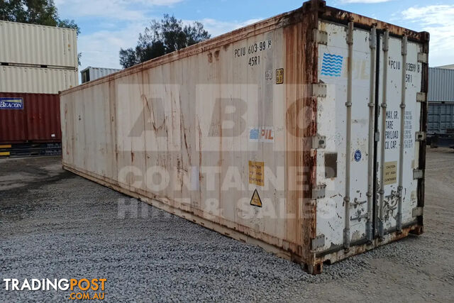 40' HIGH CUBE REFRIGERATED "REEFER" SHIPPING CONTAINER (NON-OPERATIONAL) - in Brisbane - photo 3 of 11