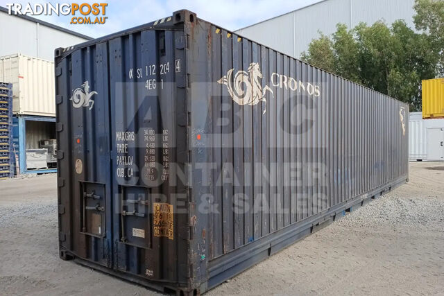 40' HIGH CUBE CELLULAR PALLET WIDE SHIPPING CONTAINER (2 PALLETS WIDE) - photo 1 of 14