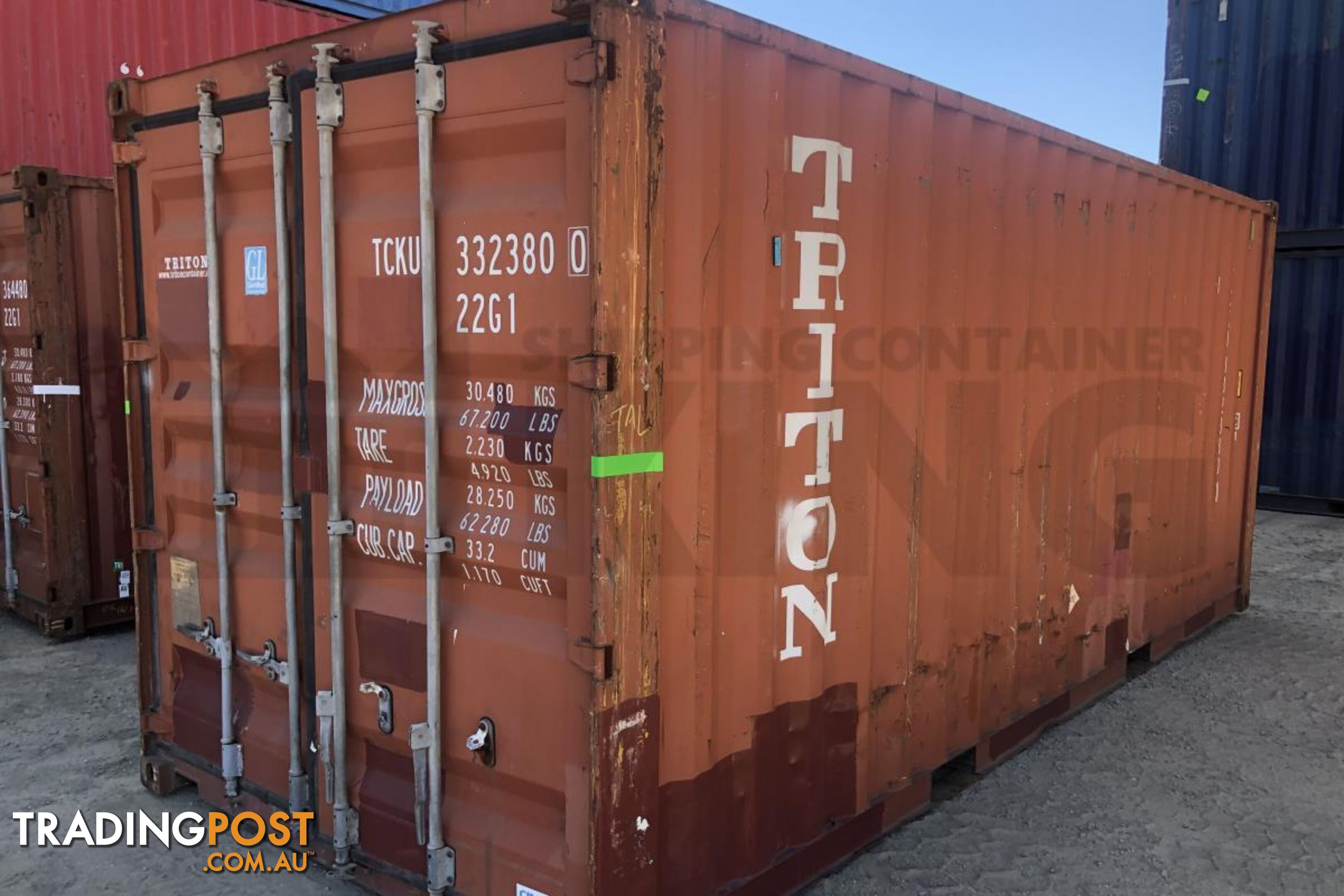 20' STANDARD HEIGHT SHIPPING CONTAINER - in Warwick