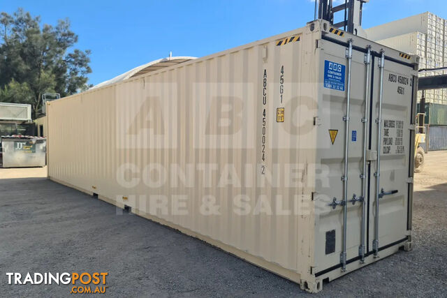 40' HIGH CUBE SHIPPING CONTAINER