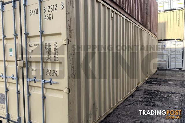 40' HIGH CUBE SHIPPING CONTAINER - in Gympie