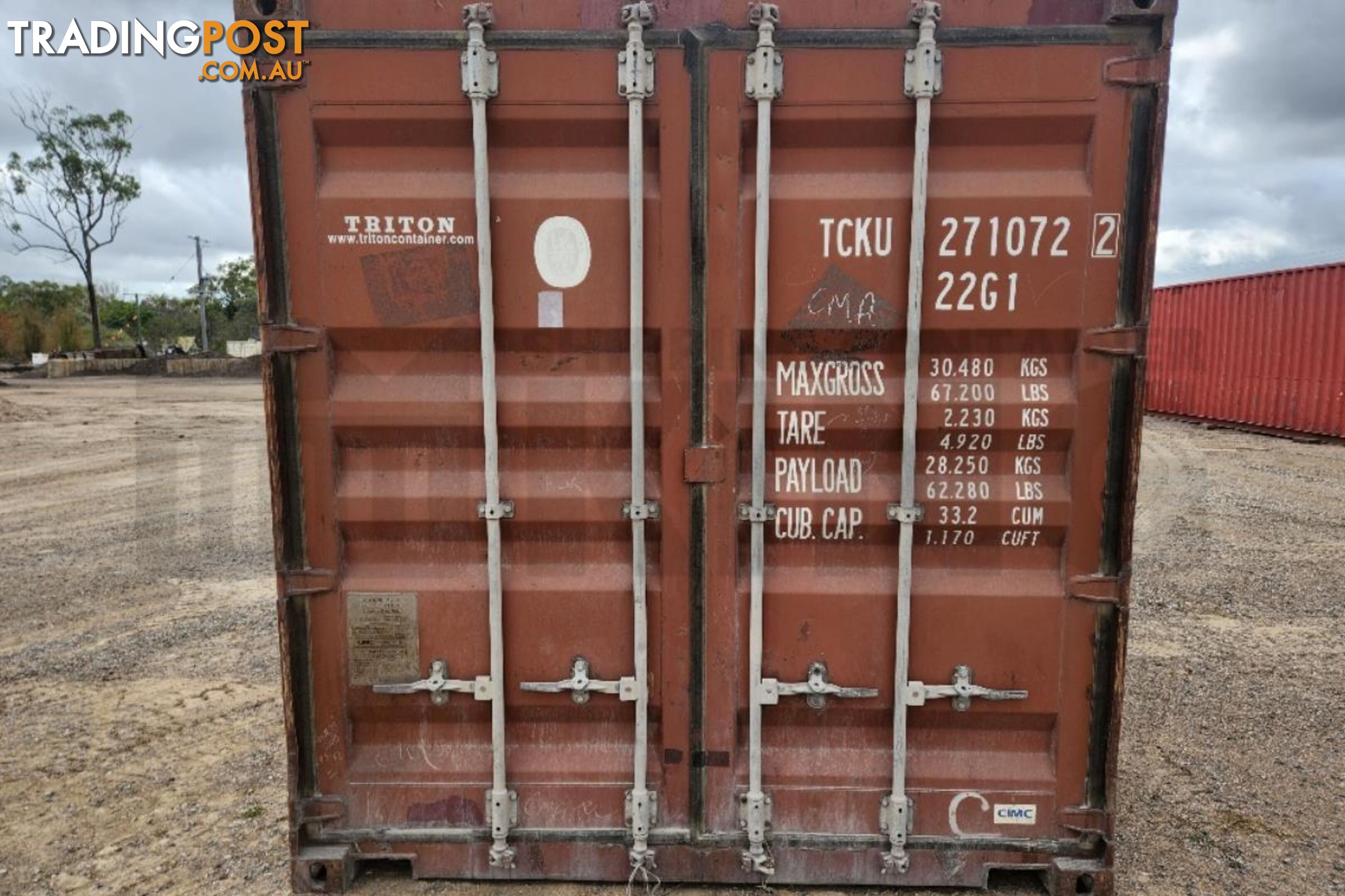 20' STANDARD HEIGHT SHIPPING CONTAINER - in Townsville