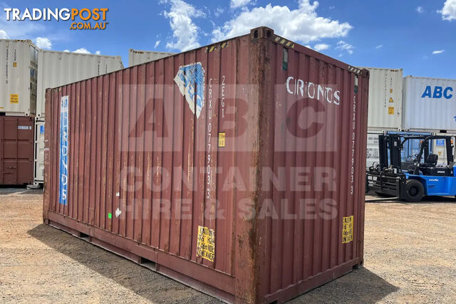 20' HIGH CUBE BULKER SHIPPING CONTAINER (TIMER FLOOR WITH NO ROOF HATCHES, 2 PALLETS WIDE) - photo 5 of 17
