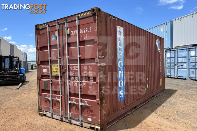 20' HIGH CUBE BULKER SHIPPING CONTAINER (TIMER FLOOR WITH NO ROOF HATCHES, 2 PALLETS WIDE) - photo 3 of 17