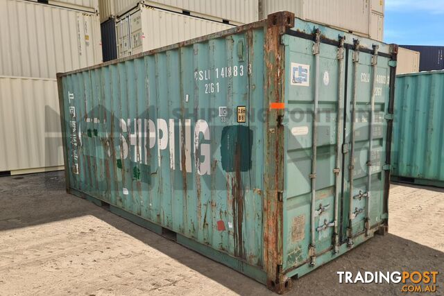 20' STANDARD HEIGHT SHIPPING CONTAINER - in Rockhampton