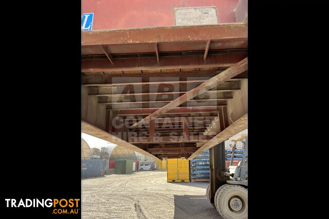 40' FLAT RACK SHIPPING CONTAINER (WITH COLLAPSIBLE ENDS) - in Brisbane - photo 2 of 22