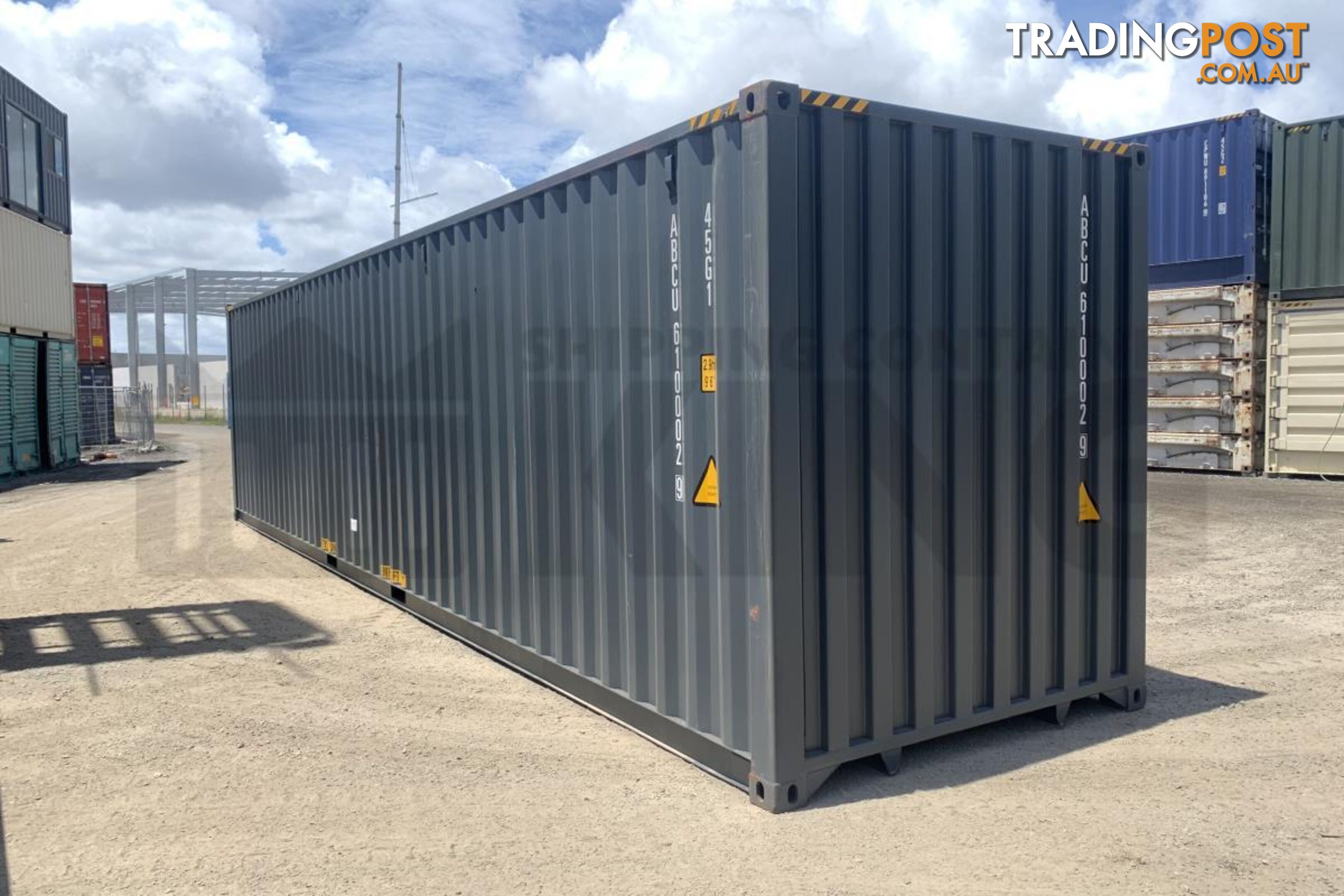 40' HIGH CUBE SHIPPING CONTAINER (STEEL FLOOR) - in Brisbane