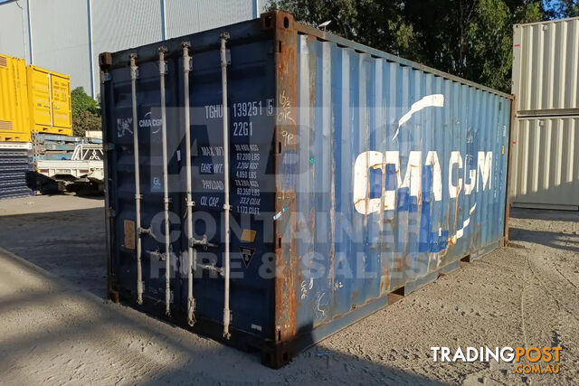 20' STANDARD HEIGHT SHIPPING CONTAINER - photo 1 of 13