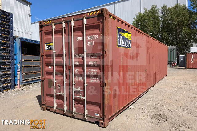 40' HIGH CUBE SHIPPING CONTAINER