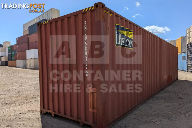 40' HIGH CUBE SHIPPING CONTAINER - photo 4 of 12