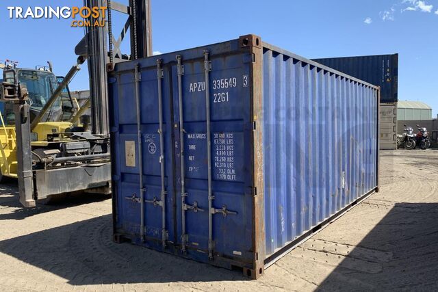 20' STANDARD HEIGHT SHIPPING CONTAINER - in Gympie