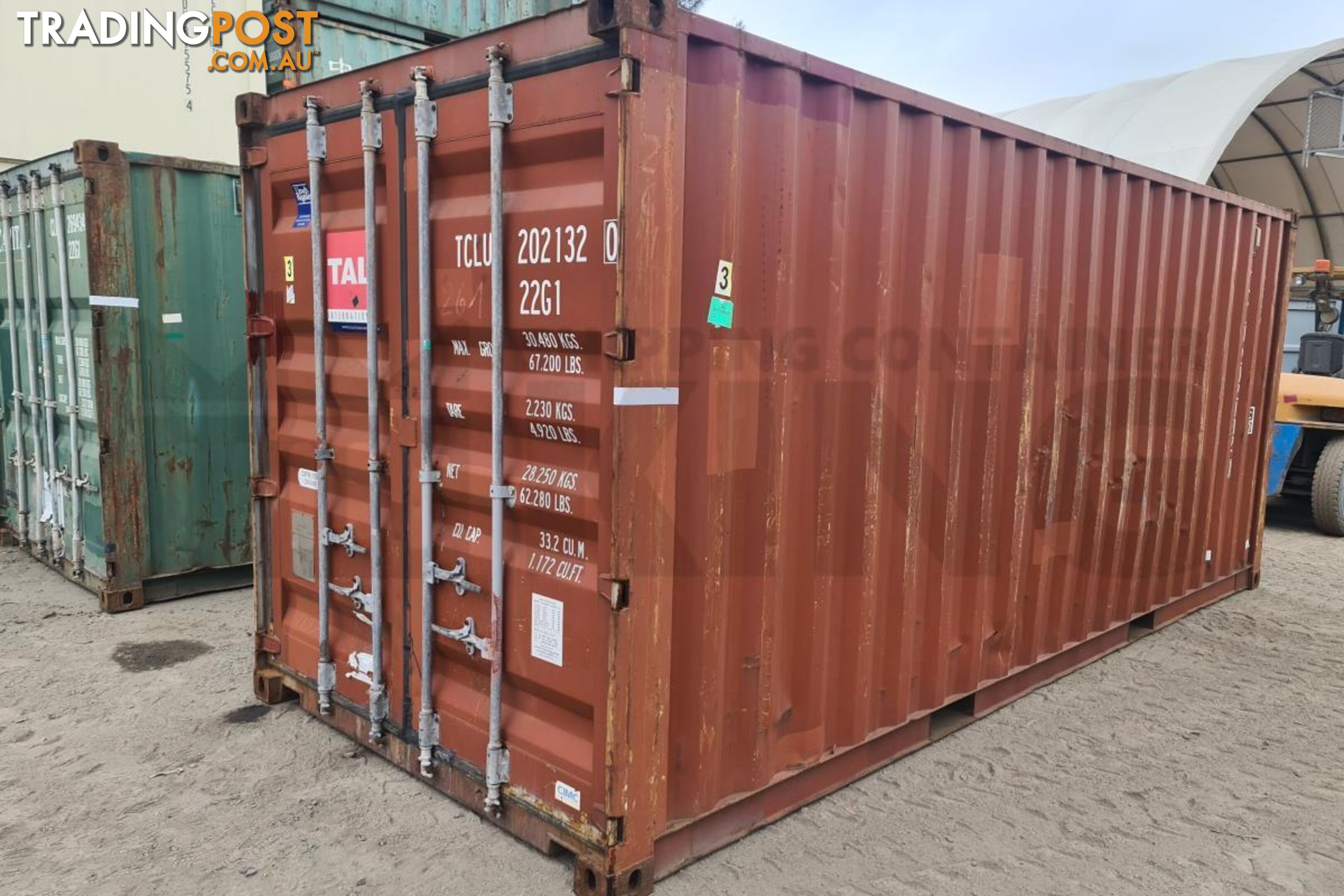 20' STANDARD HEIGHT SHIPPING CONTAINER - in Brisbane