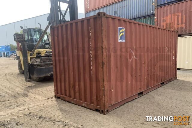 20' STANDARD HEIGHT SHIPPING CONTAINER - in Brisbane