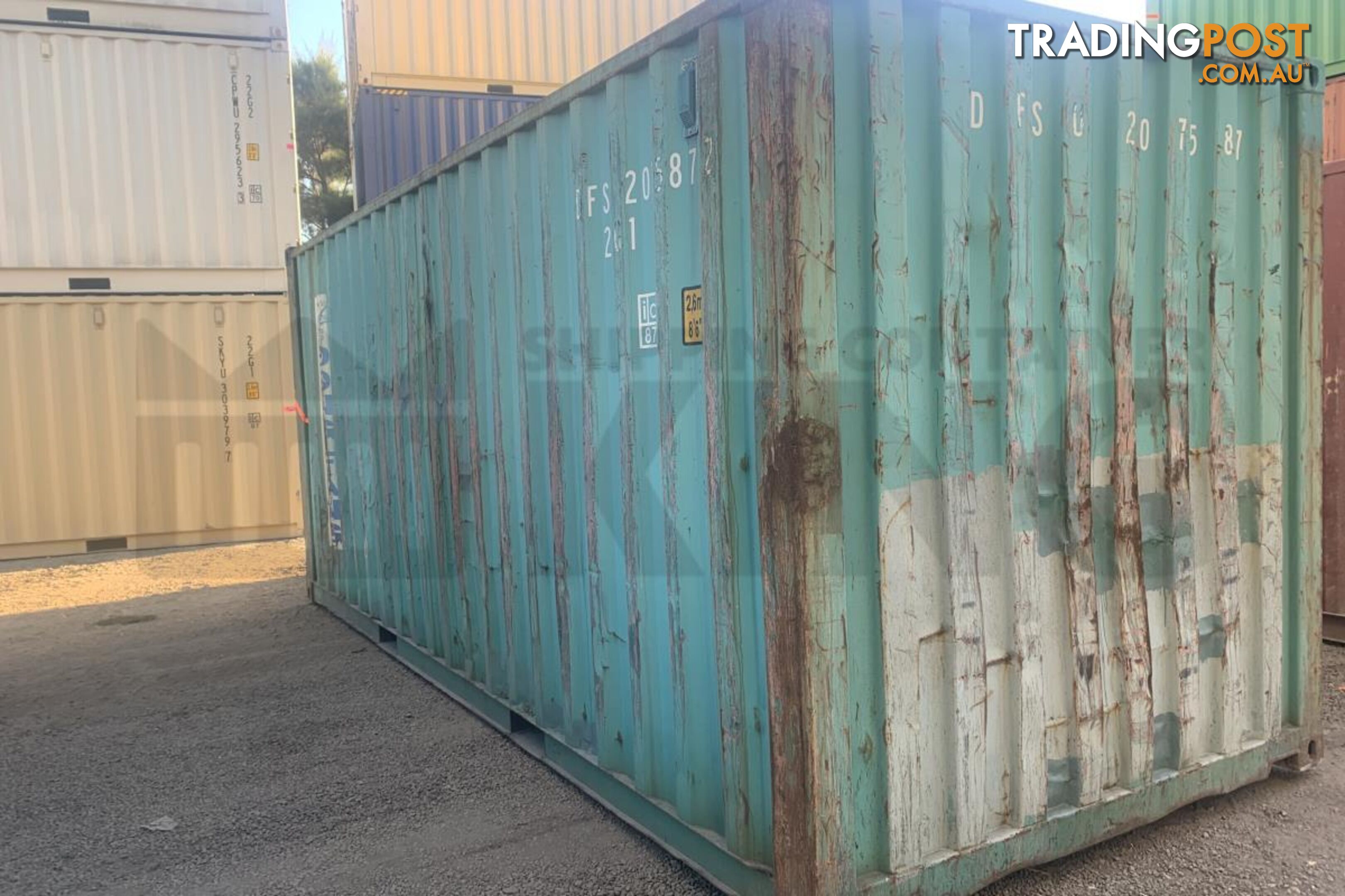 20' STANDARD HEIGHT SHIPPING CONTAINER - in Brisbane