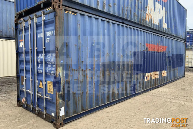 40' HIGH CUBE SHIPPING CONTAINER