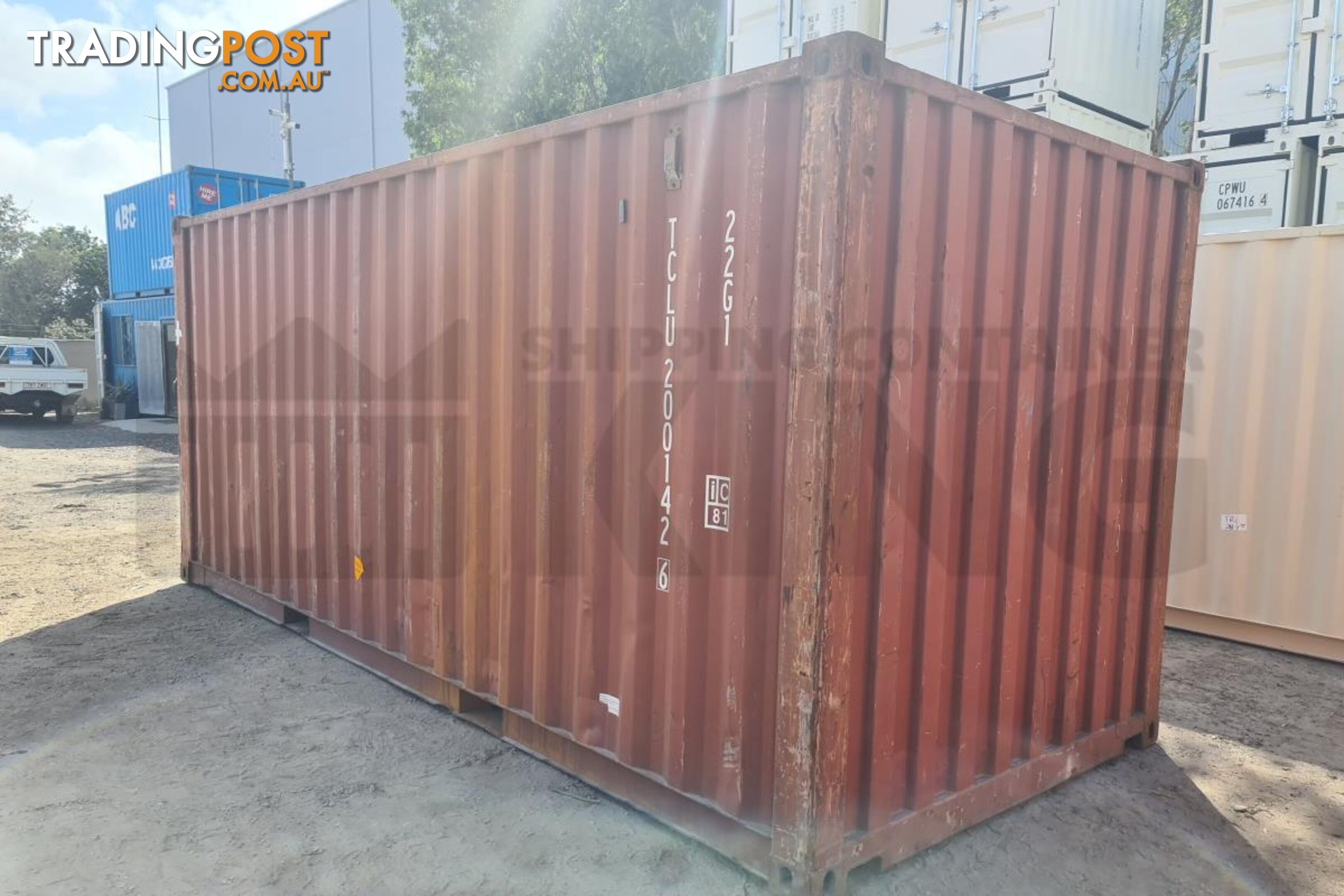 20' STANDARD HEIGHT SHIPPING CONTAINER - in Brisbane