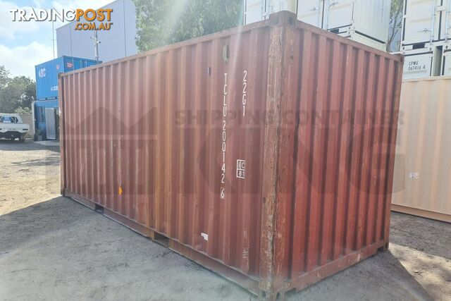 20' STANDARD HEIGHT SHIPPING CONTAINER - in Brisbane