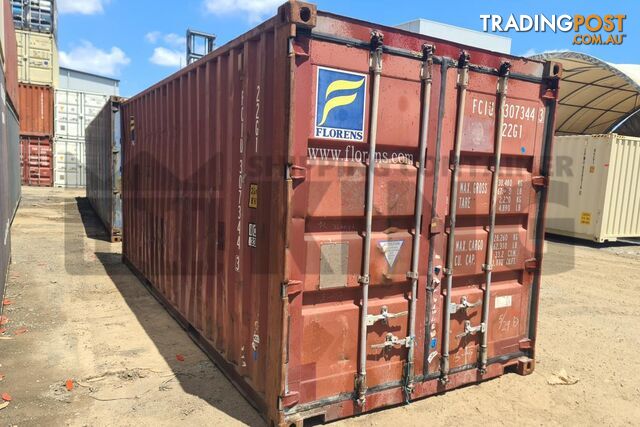 20' STANDARD HEIGHT SHIPPING CONTAINER - in Toowoomba