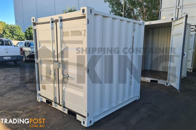 7' STEEL CONTAINER (7'3" HIGH, FACTORY BUILT) - in Brisbane