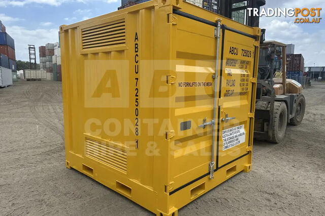 8' DANGEROUS GOODS SHIPPING CONTAINER (4 CORNER POST) - in Brisbane