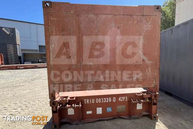 40' FLAT RACK SHIPPING CONTAINER (WITH COLLAPSIBLE ENDS) - photo 2 of 9