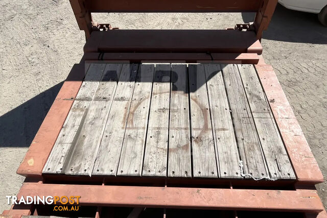 40' FLAT RACK SHIPPING CONTAINER (WITH COLLAPSIBLE ENDS) - photo 5 of 9