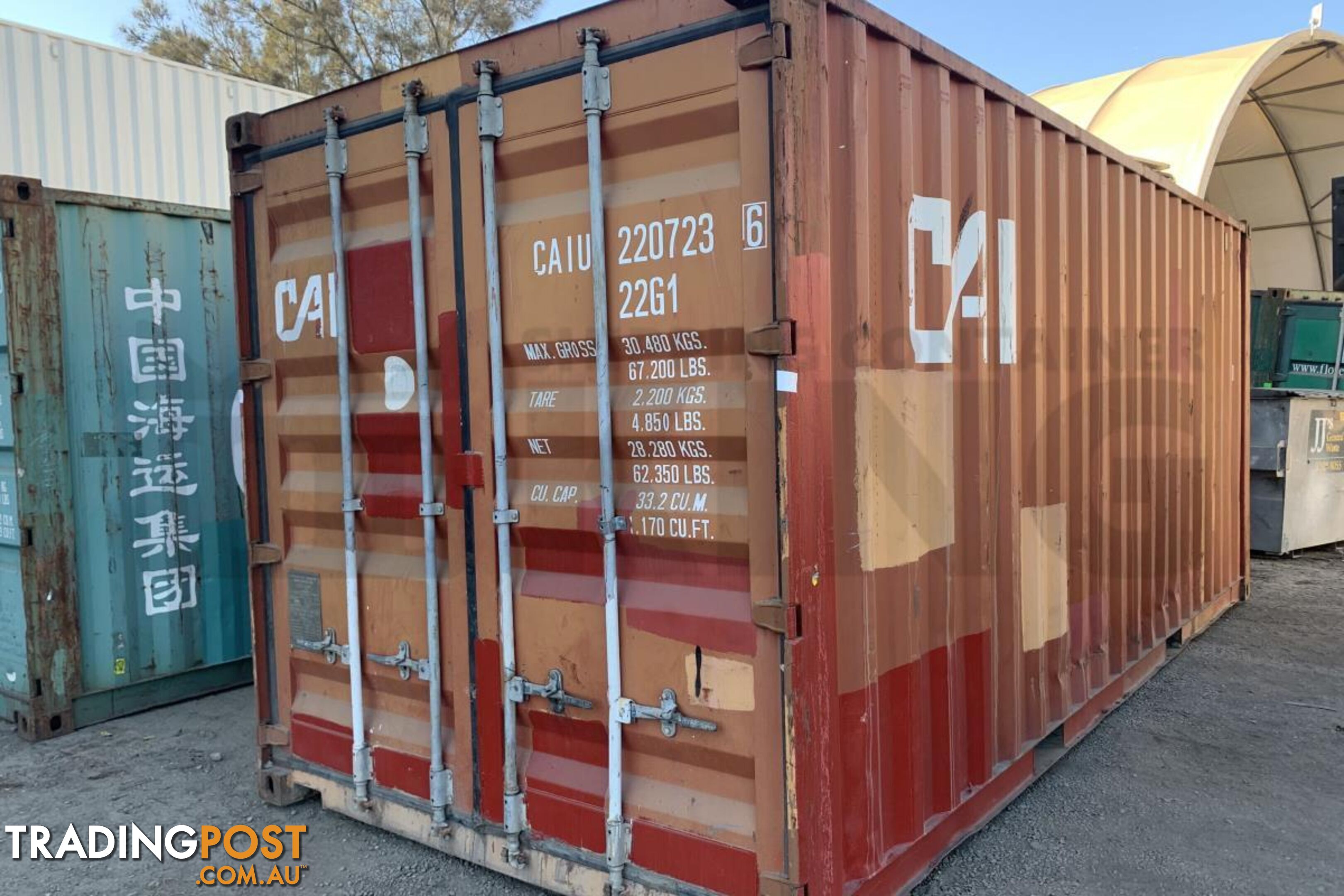 20' STANDARD HEIGHT SHIPPING CONTAINER - in Rockhampton