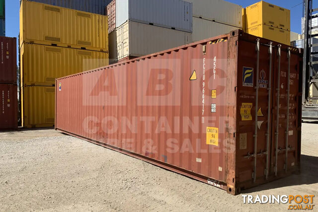40' HIGH CUBE SHIPPING CONTAINER - in Brisbane - photo 2 of 18