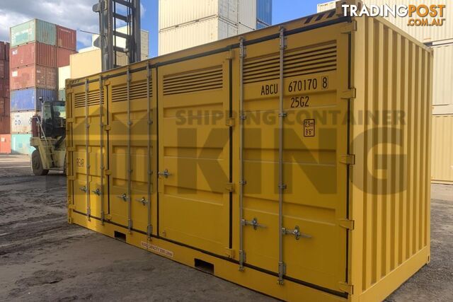 20' HIGH CUBE SIDE OPENING DANGEROUS GOODS SHIPPING CONTAINER - in Toowoomba