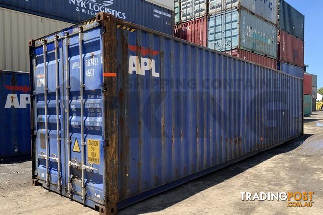 40' HIGH CUBE SHIPPING CONTAINER