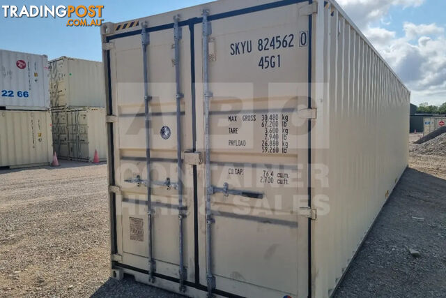 40' HIGH CUBE SHIPPING CONTAINER - in Townsville