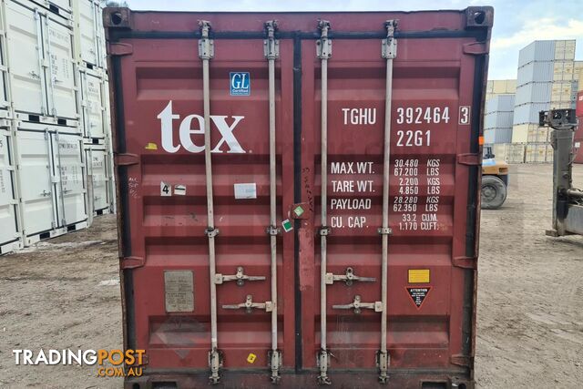 20' STANDARD HEIGHT SHIPPING CONTAINER - in Brisbane