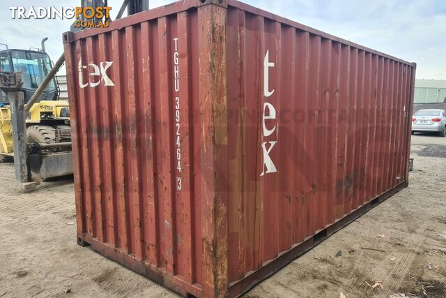 20' STANDARD HEIGHT SHIPPING CONTAINER - in Brisbane