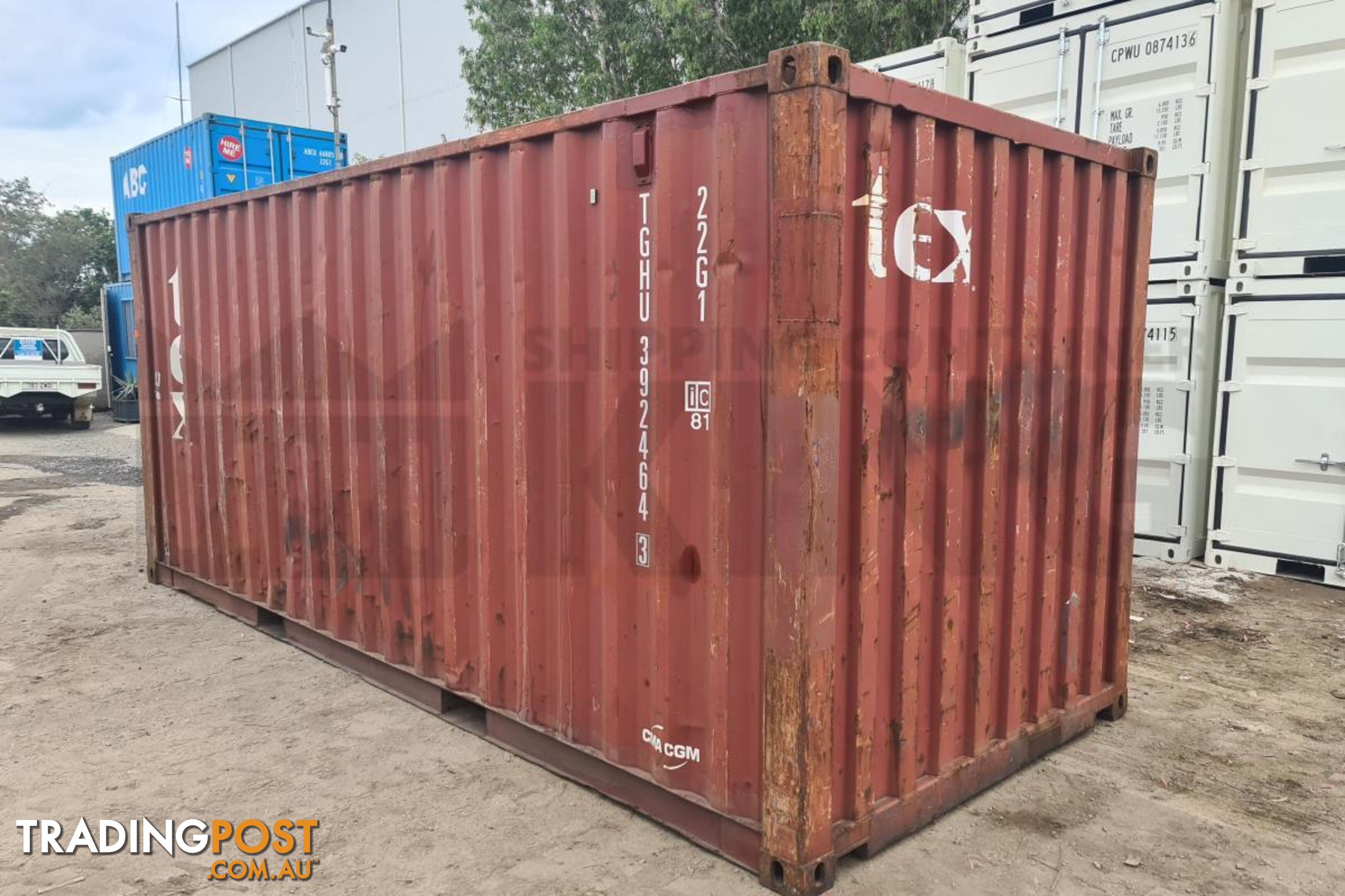 20' STANDARD HEIGHT SHIPPING CONTAINER - in Brisbane