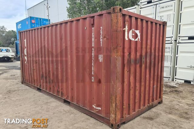 20' STANDARD HEIGHT SHIPPING CONTAINER - in Brisbane