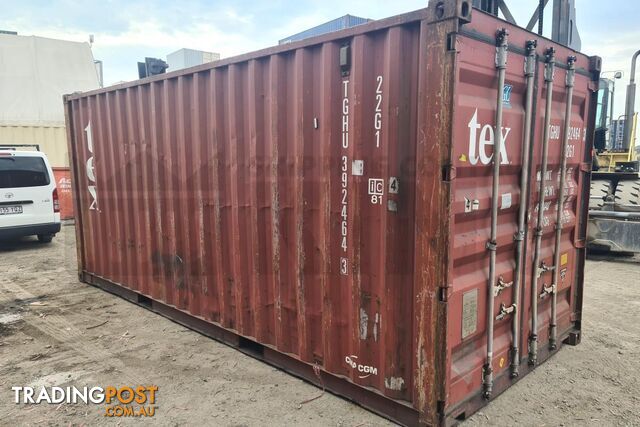 20' STANDARD HEIGHT SHIPPING CONTAINER - in Brisbane