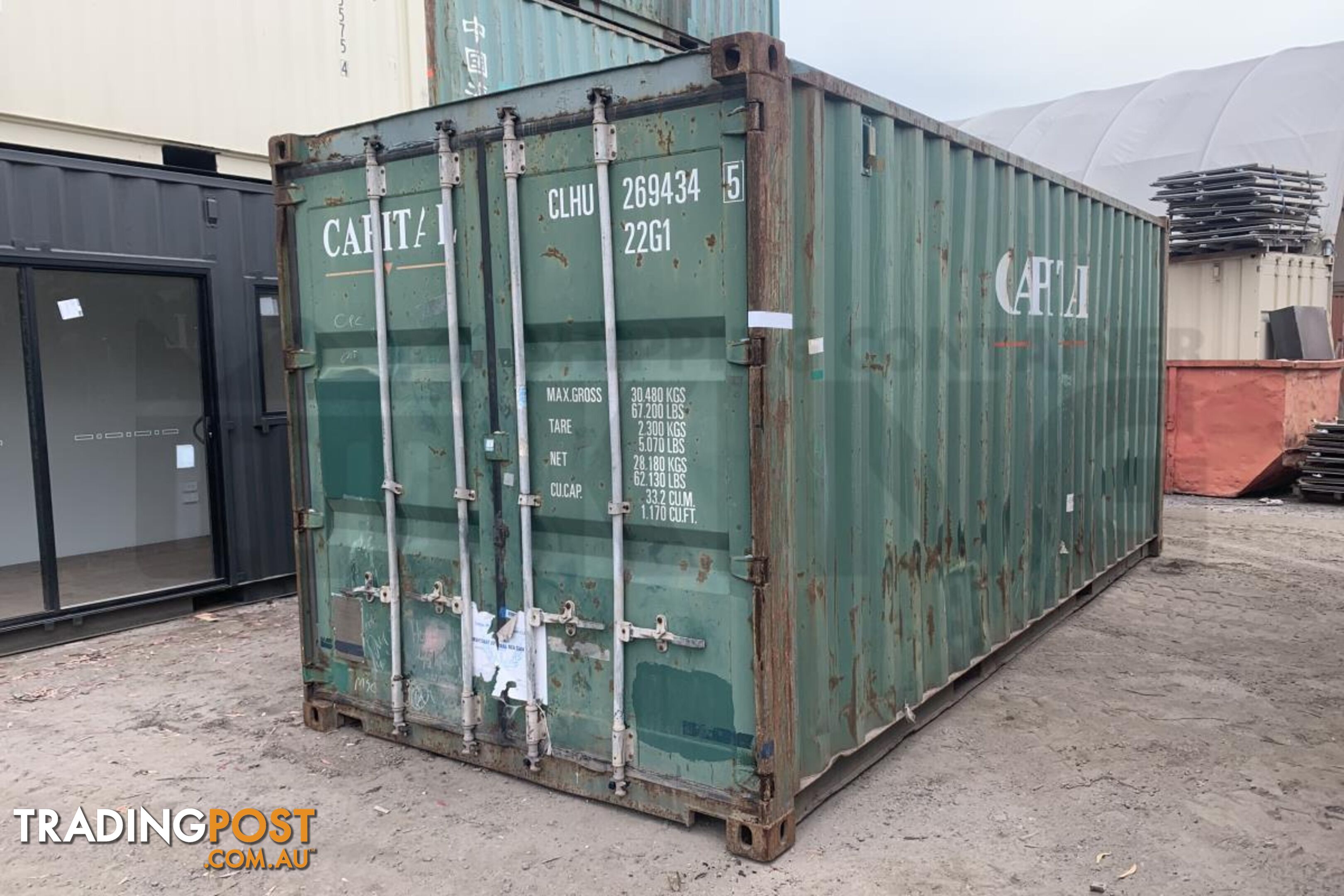 20' STANDARD HEIGHT SHIPPING CONTAINER - in Toowoomba