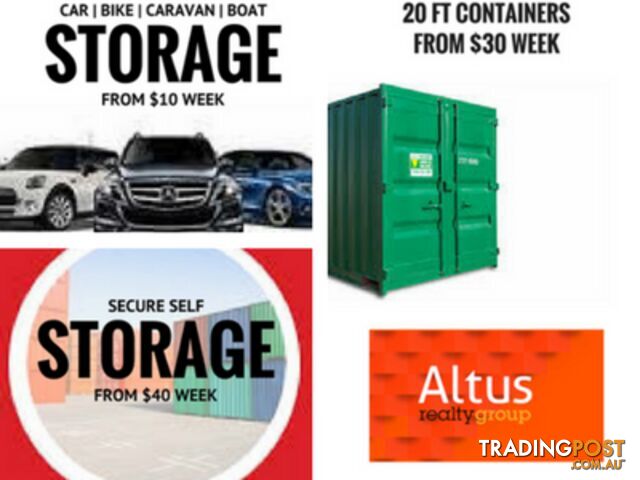 Onsite Safe & Secure Storage - 24 /7 Access