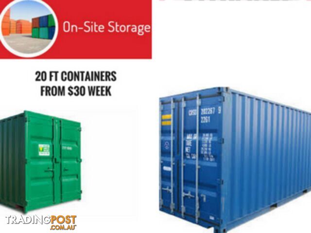 Onsite Safe & Secure Storage - 24 /7 Access