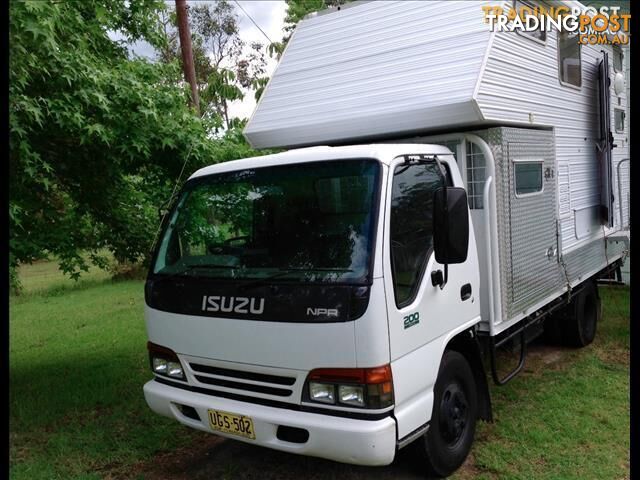 MOTORHOME CAMPER on 1996 ISUZU NPR 200 MULTI PURPOSE STORAGE UNIT