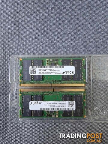 2X16Gb DDR5 SODIMM(32Gb kit)