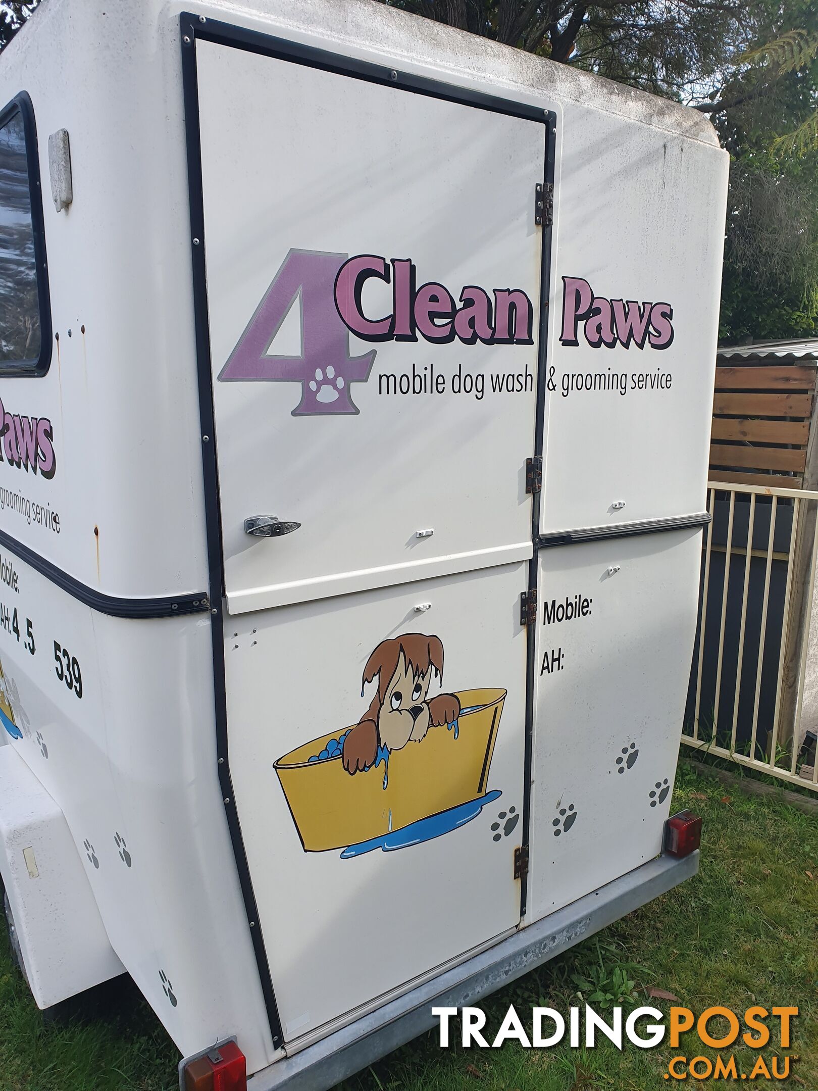 Mobile Dog Washing Trailer